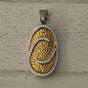 Nadri Stainless Steel Pendant.